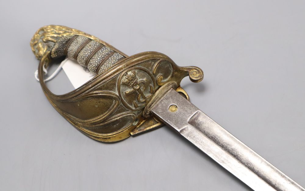 A G. Reeves of London, naval officers sword.